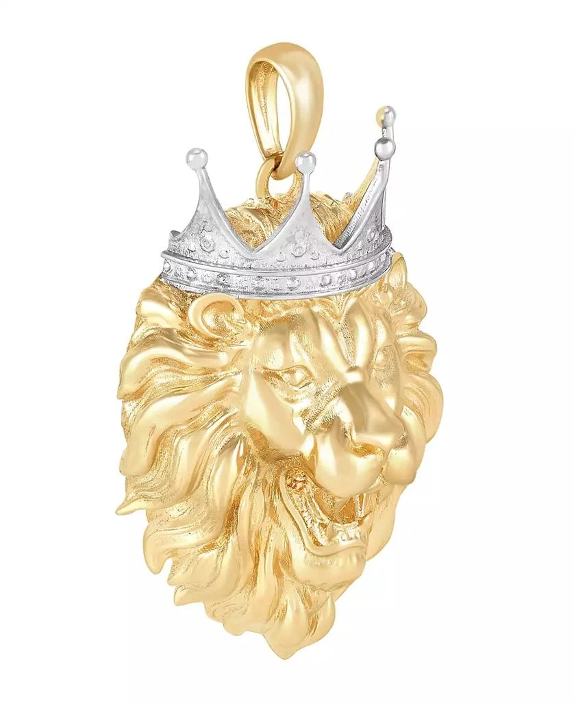 Macy's Lion Head Pendant in 10k Yellow Gold 2