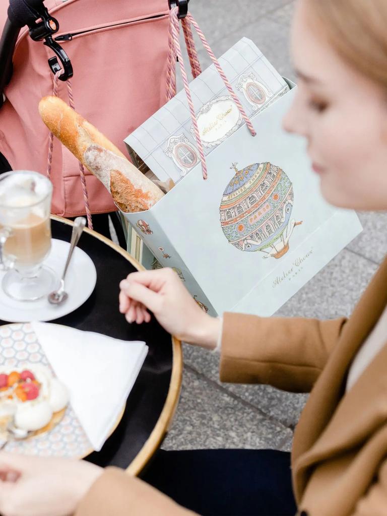 Atelier Choux Atelier Choux Small Shopping Bag in Blue (25cm)