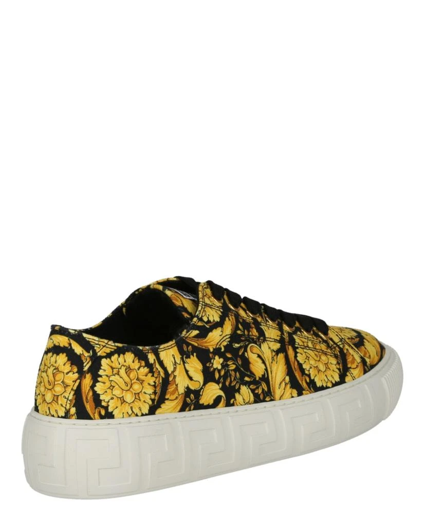 Versace La Greca Barocco Canvas Sneakers 3