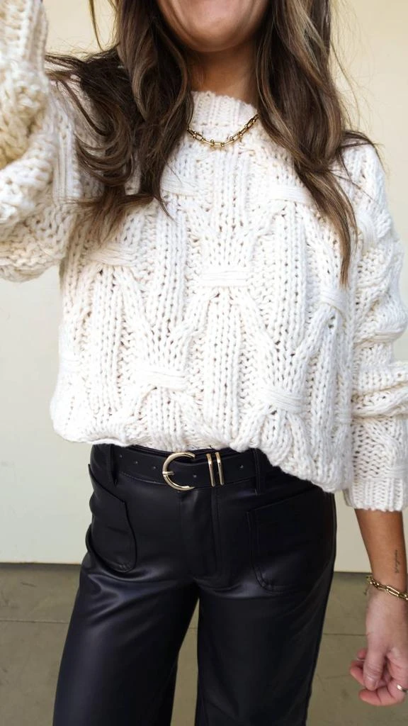 En Creme En Creme - Chunky Knit Sweater 3