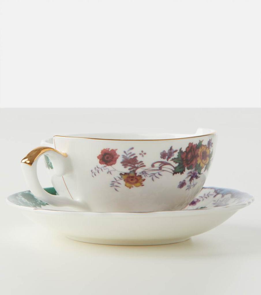 SELETTI Hybrid Isidora teacup and saucer set
