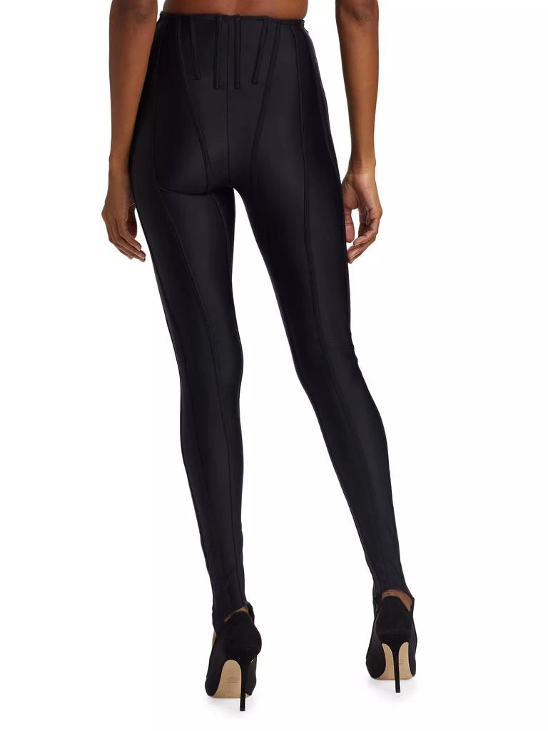 Mugler Stirrup Sport Stretch Pants 5