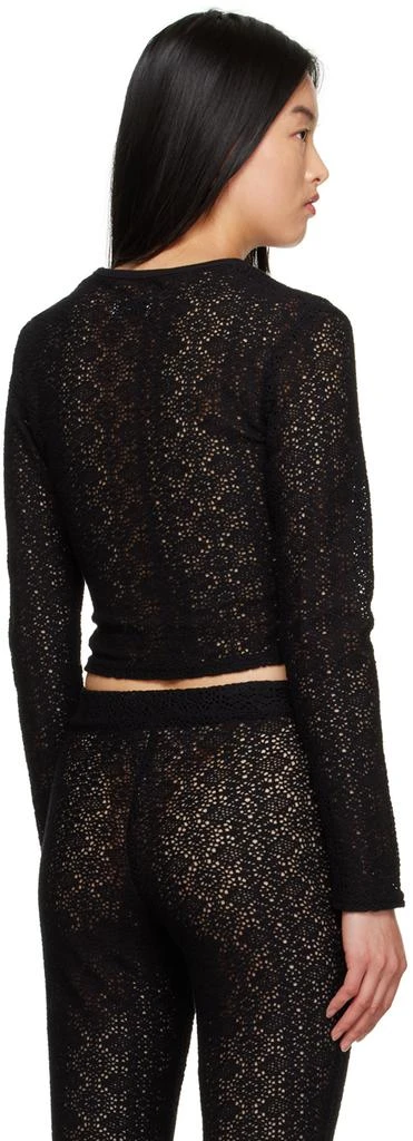 Saturdays NYC Black Peii Long Sleeve T-Shirt 3