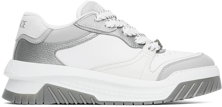 White & Gray Odissea Sneakers – On Sale Now with Up to 74% Off