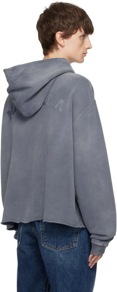 MAISON MARGIELA Blue Faded Hoodie 3