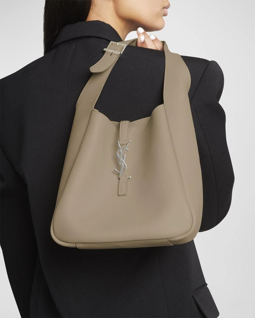 Yves Saint Laurent Le 5 A 7 Small YSL Hobo Bag in Smooth Supple Leather 4