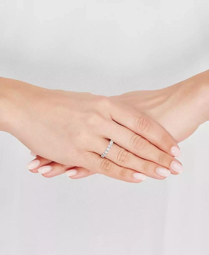 Arabella Sterling Silver Ring, Cubic Zirconia 7-Stone Ring (2-1/6 ct. t.w.) 2