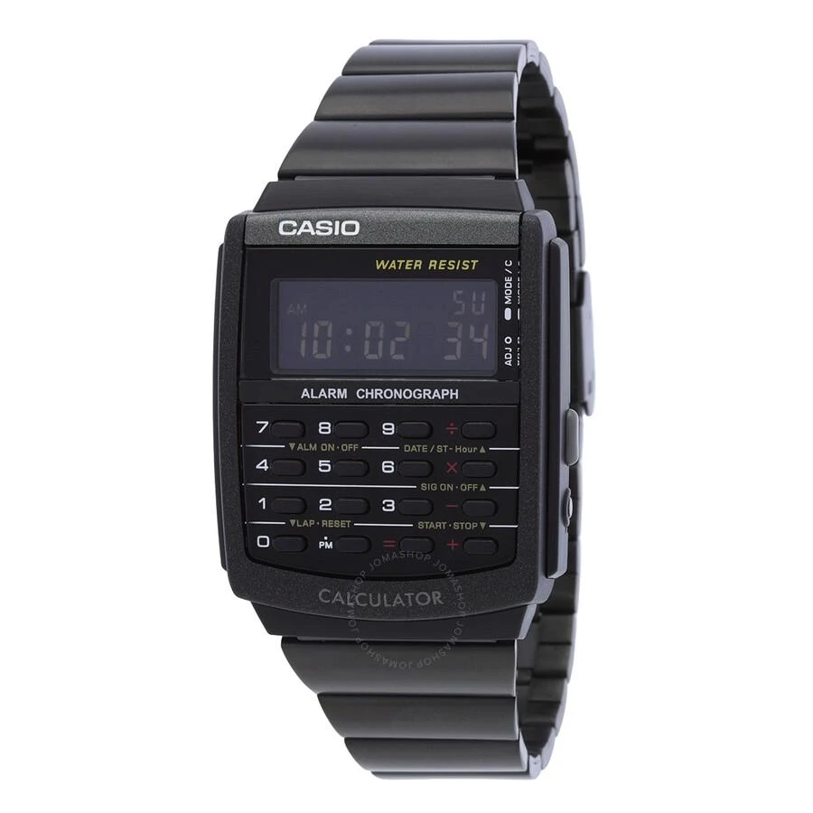 Casio Data Bank Alarm Quartz Digital Black Dial Men's Watch CA-506B-1A 1
