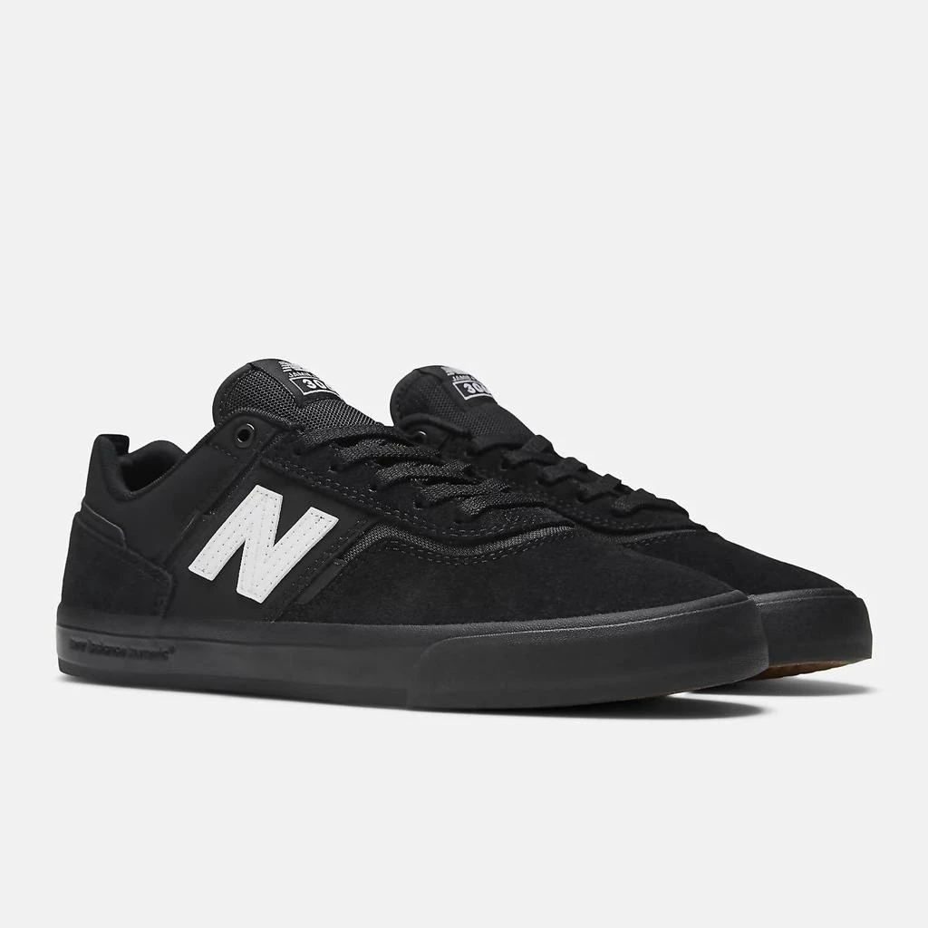 New Balance Men's Numeric Jamie Foy 306 Sneaker In Black Black White 3
