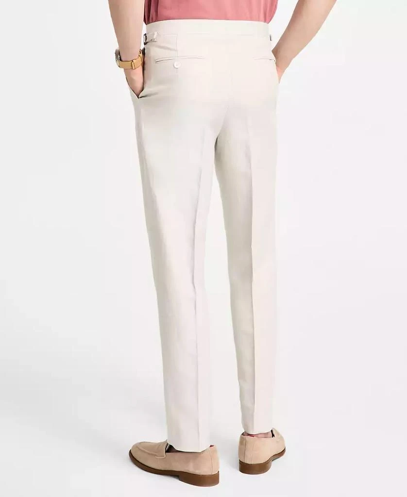 Calvin Klein Men's Slim-Fit Linen-Blend Dress Pants 2