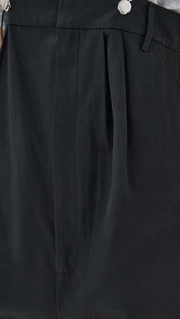 Tibi Bio Twill Overall Shorts 5