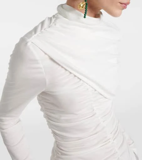 Magda Butrym Draped cotton blouse 4