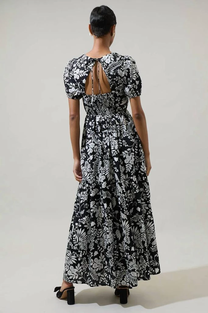 Sugarlips Sugarlips - Pine Hill Floral Becca Tiered Maxi Dress 2