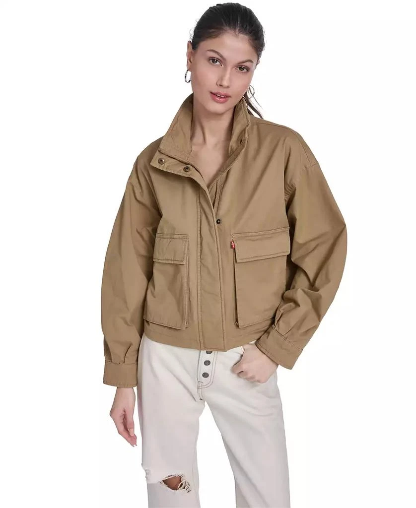 Levi
s Women
s Stand Collar Zipper Jacket