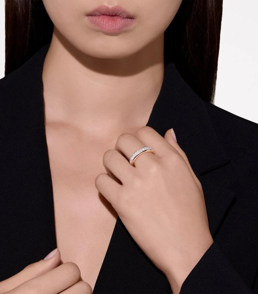 Pomellato Rose Gold and Diamond Pomellato Together Ring 5