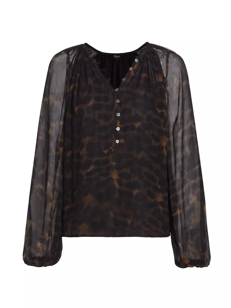 Rails Indi Sheer Leopard Blouse 1