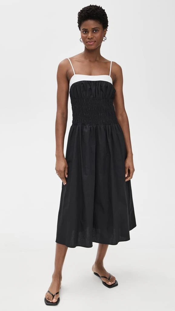Moon River Smocked Midi Dress 1
