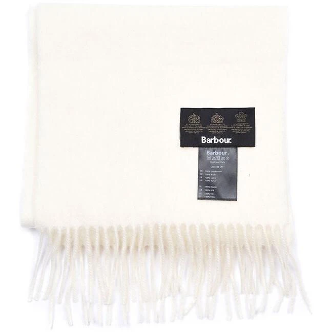 Barbour Barbour Women's Lambswool Woven Scarf - Cream 3
