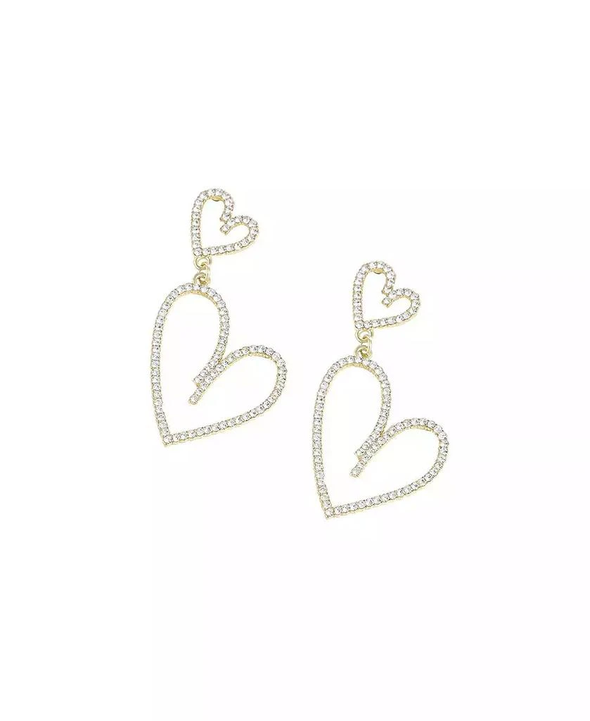 SOHI Women
s Heart Drop Earrings