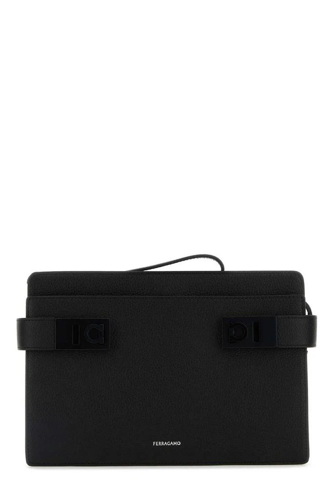 Salvatore Ferragamo Ferragamo Gancini Buckles Pouch Bag 1