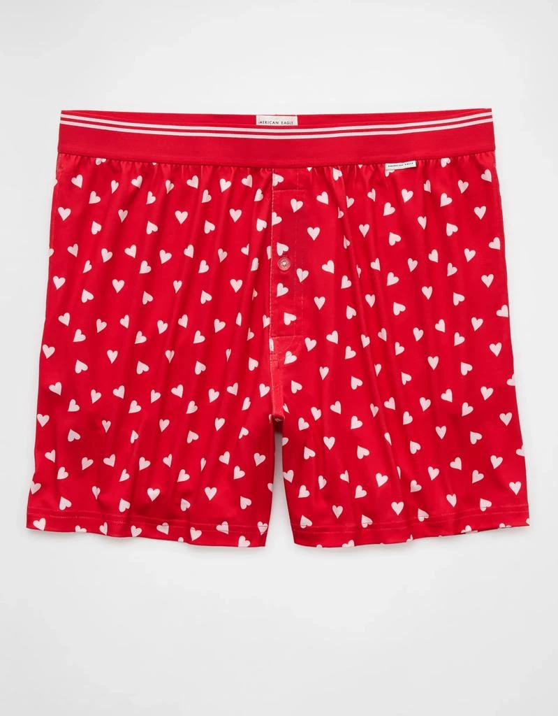 AE AEO Men's Valentine's Day Hearts Ultra Soft Pocket Boxer Short 3