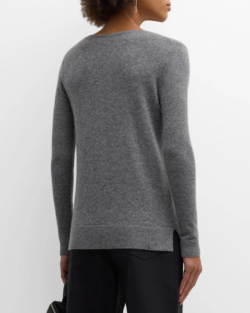 Neiman Marcus Cashmere Basic Crewneck Top 3