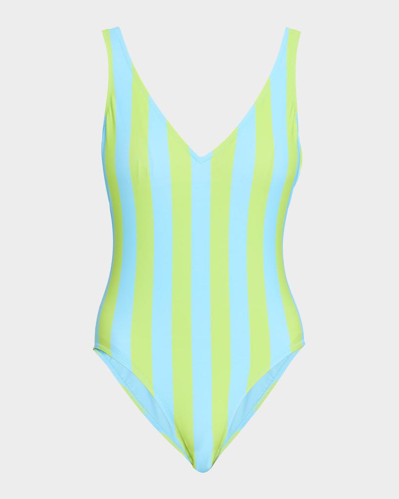 Solid & Striped The Michelle Striped One-Piece Swimsuit