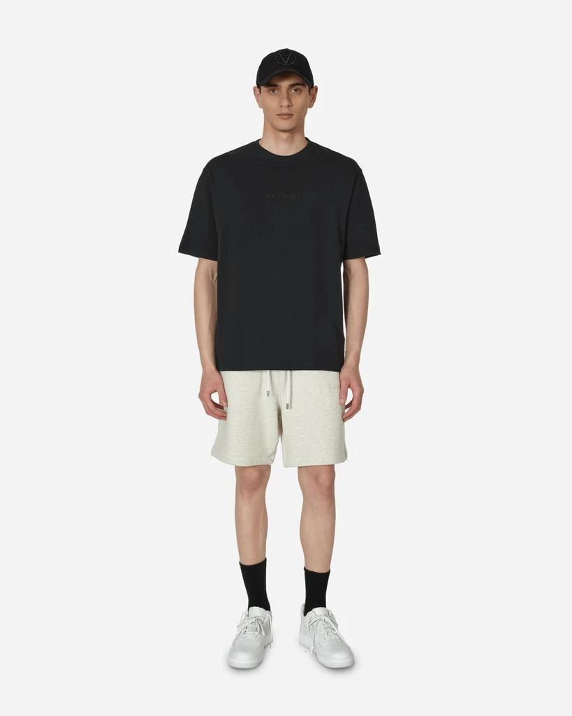 Jordan Wordmark Fleece Shorts Oatmeal Heather 4