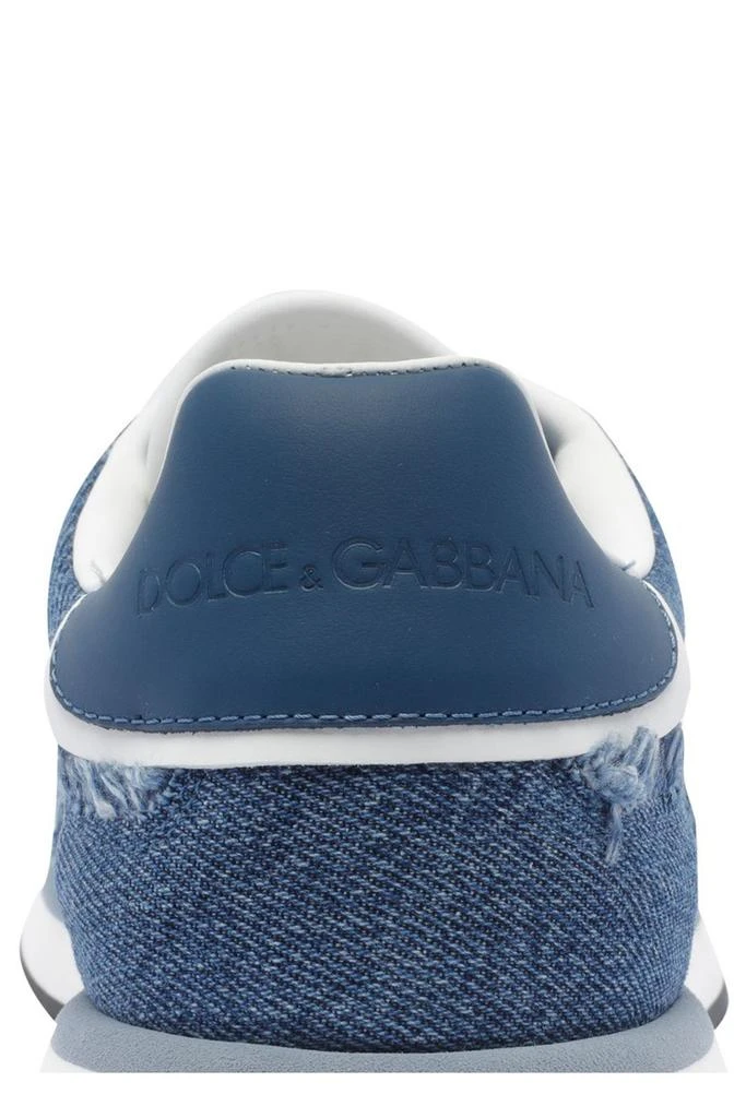 Dolce & Gabbana Dolce & Gabbana DG Logo Printed Denim Sneakers 4