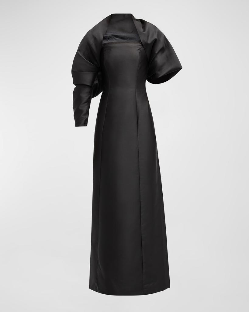 ワンピース A FERRETTI SS25 Mikado long dress (J04091625 0005) Long dress in mikado Cocktail | Alberta Ferretti