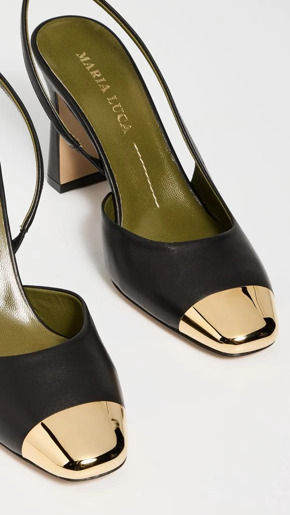 Maria Luca Eleonora Metal Toe Cap Slingbacks 5