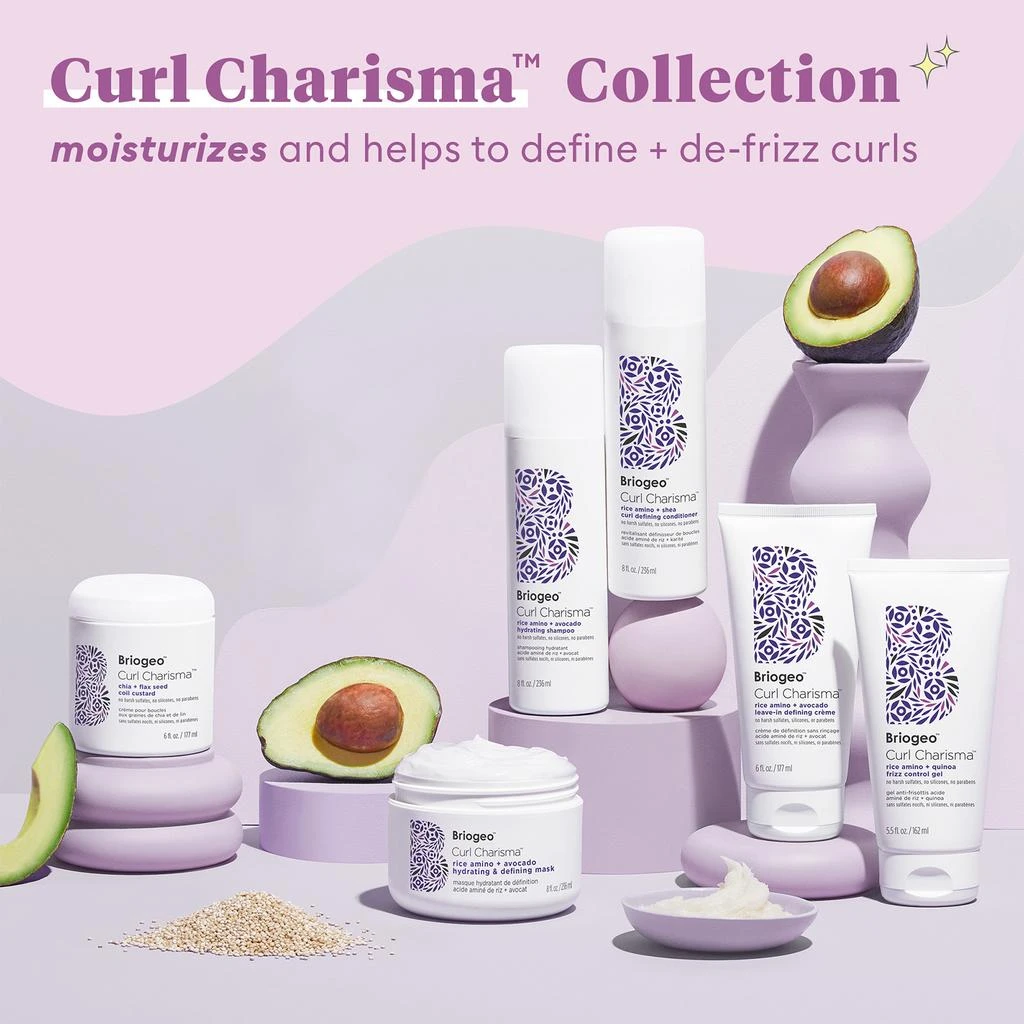 Briogeo Briogeo Curl Charisma™ Rice Amino + Shea Curl Defining Conditioner 33.8 oz 8