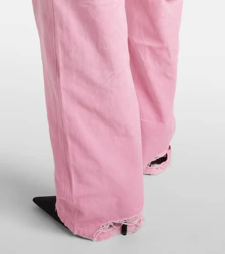 Balenciaga High-rise wide-leg jeans 5