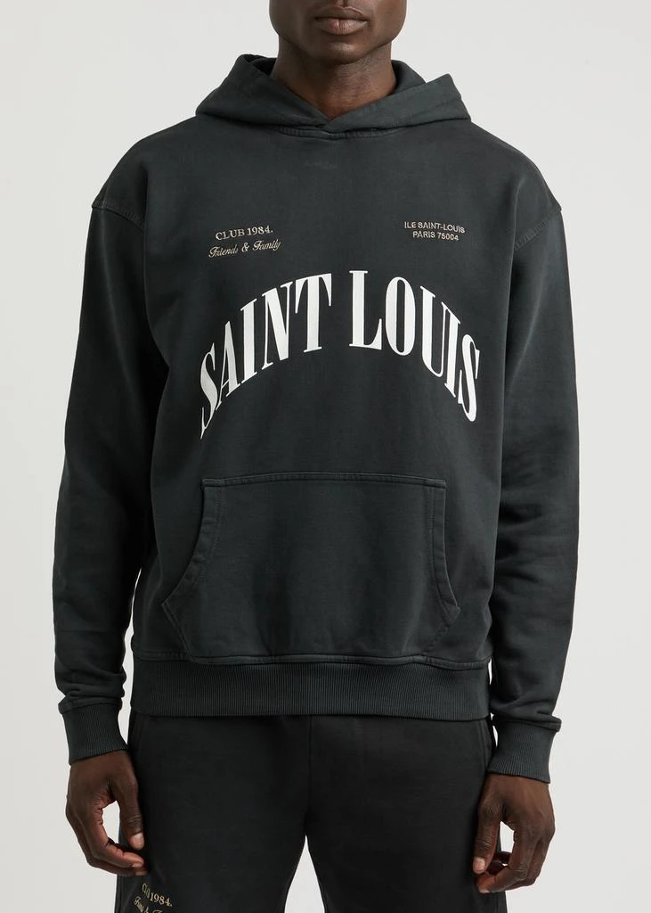CLUB 1984 Saint Louis hooded cotton sweatshirt  2