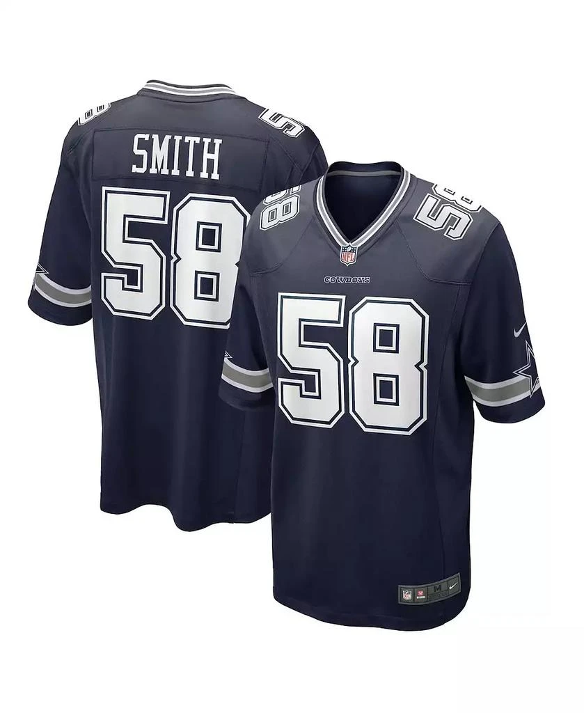 NIKE Men's Mazi Smith Navy Dallas Cowboys 2023 NFL Draft First Round Pick Game Jersey 3