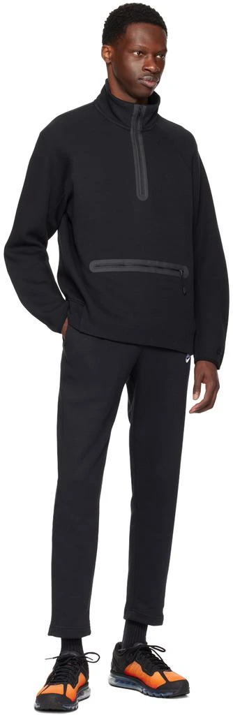 NIKE Black Embroidered Sweatpants 4