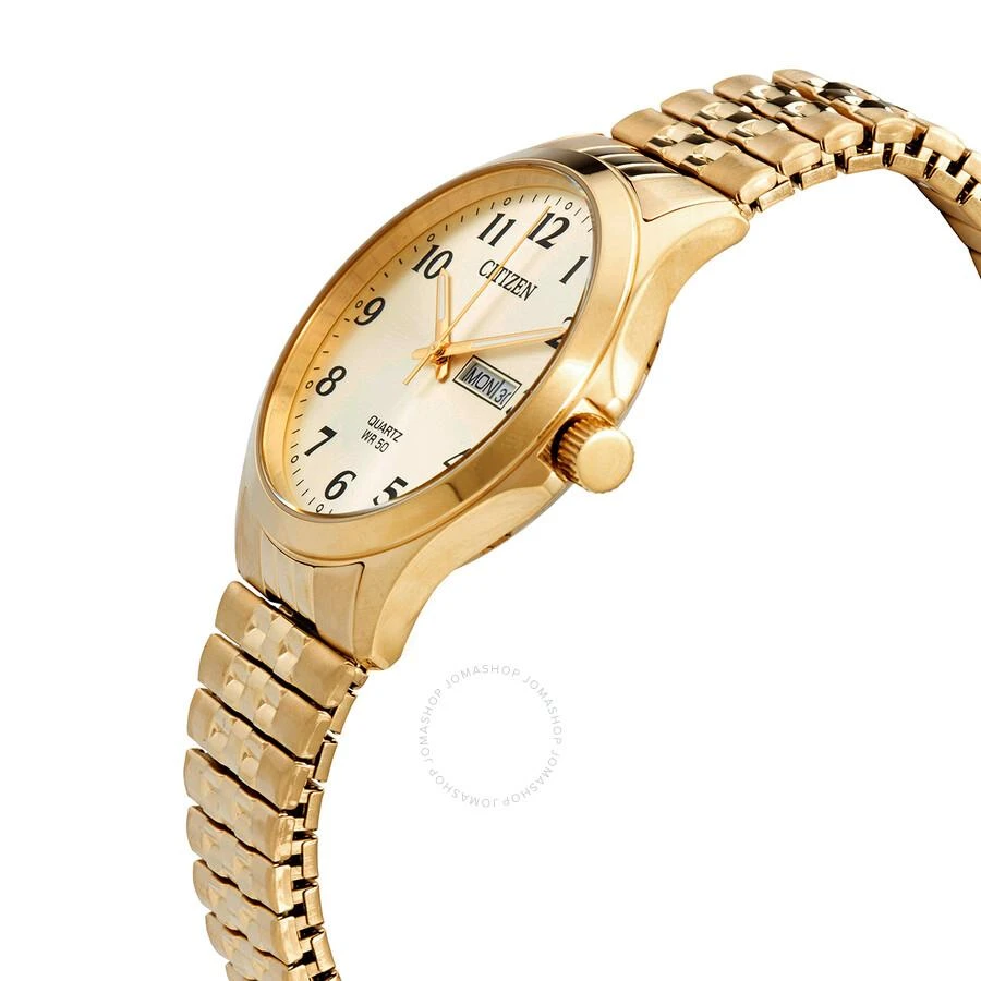 Citizen Quartz Champagne Dial Gold-tone Men's Watch BF5002-99P 2
