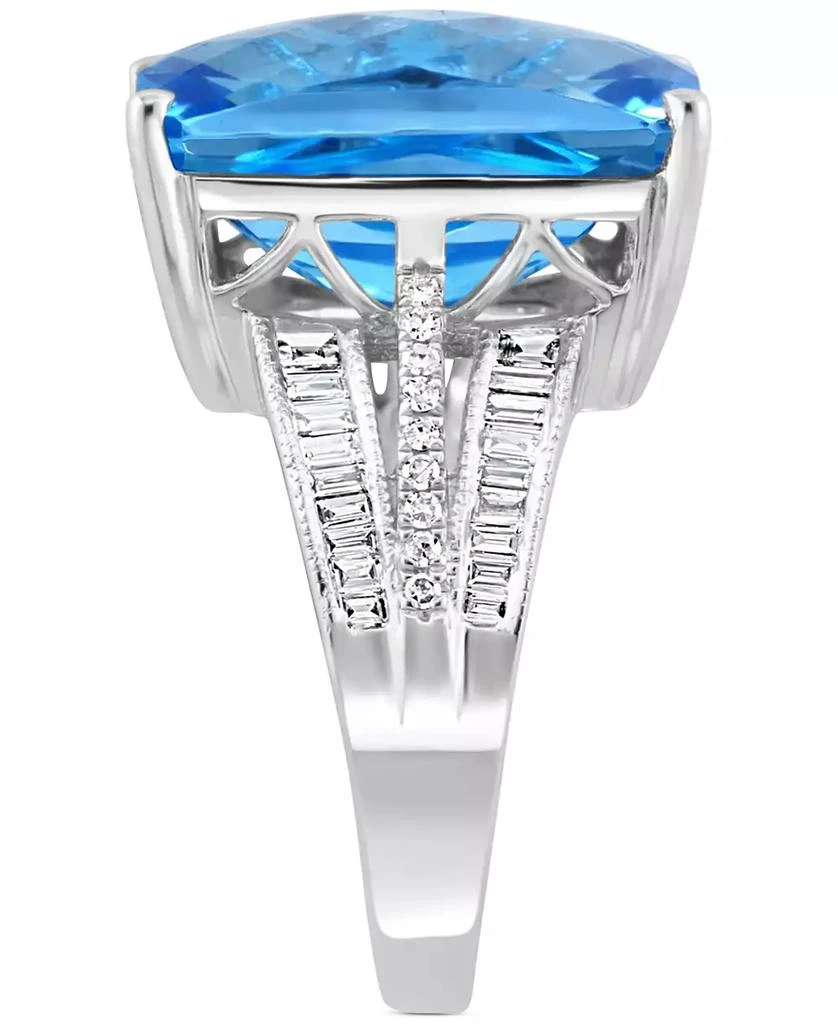 Effy EFFY® Pink Amethyst (15-1/2 ct. t.w.) & Diamond (3/8 ct. t.w.) Ring in 14k Gold (Also available in Green Quartz, Citrine, Swiss Blue Topaz and London Blue Topaz) 5