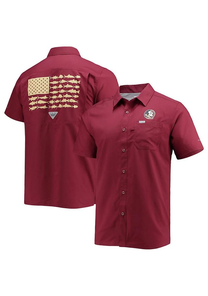 Columbia NCAA PFG Florida State Seminoles Slack Tide Camp Button-Up Shirt