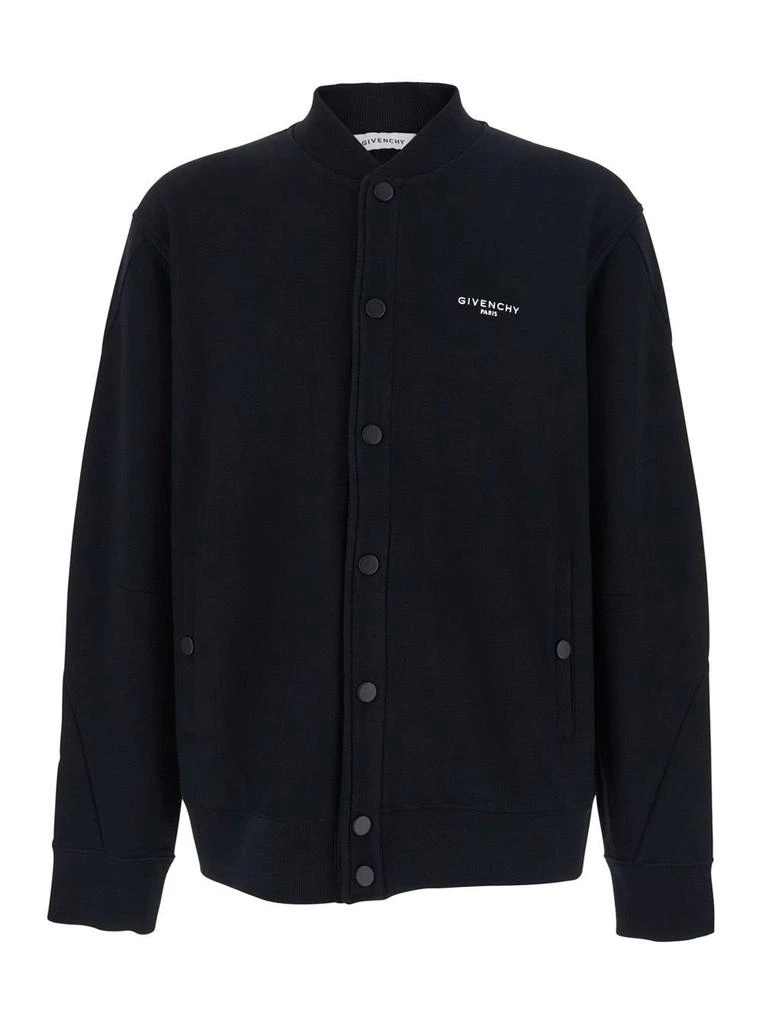 Givenchy Givenchy	 Logo Embroidered Button-Up Jacket 1