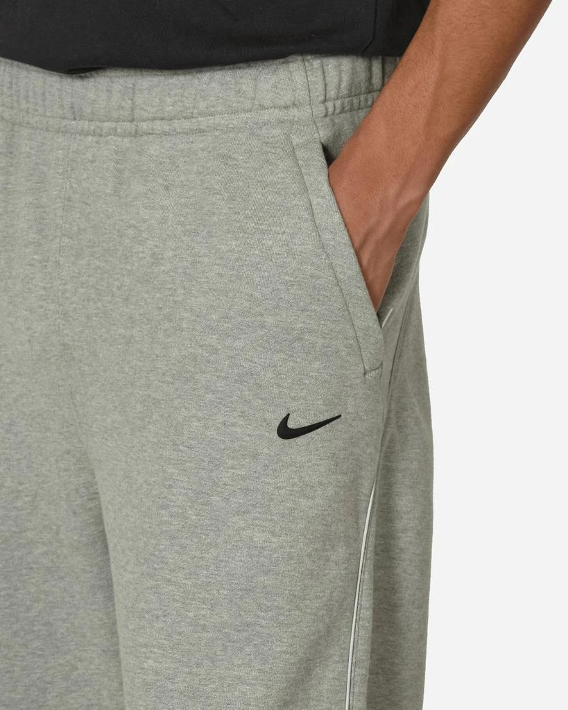 NIKE NOCTA Open Hem Fleece Pants Dark Grey Heather 6
