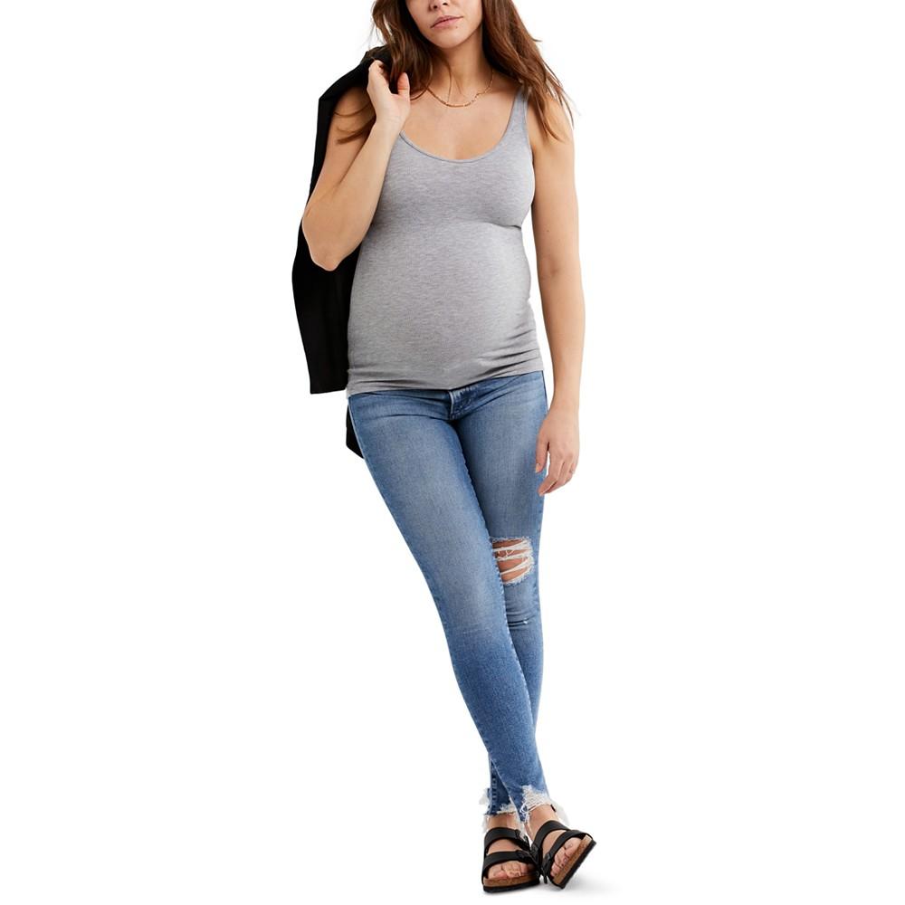 A Pea in the Pod Luxe Rib Knit Maternity Tank Top