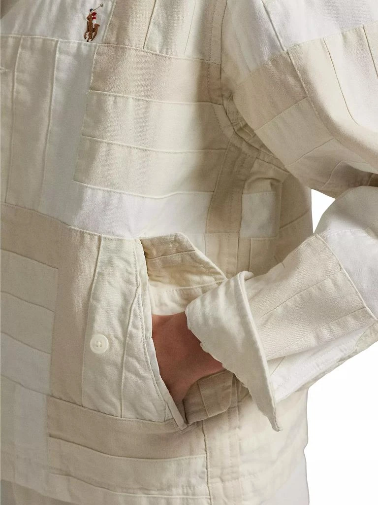 Ralph Lauren Patchwork Mock Turtleneck Jacket 6