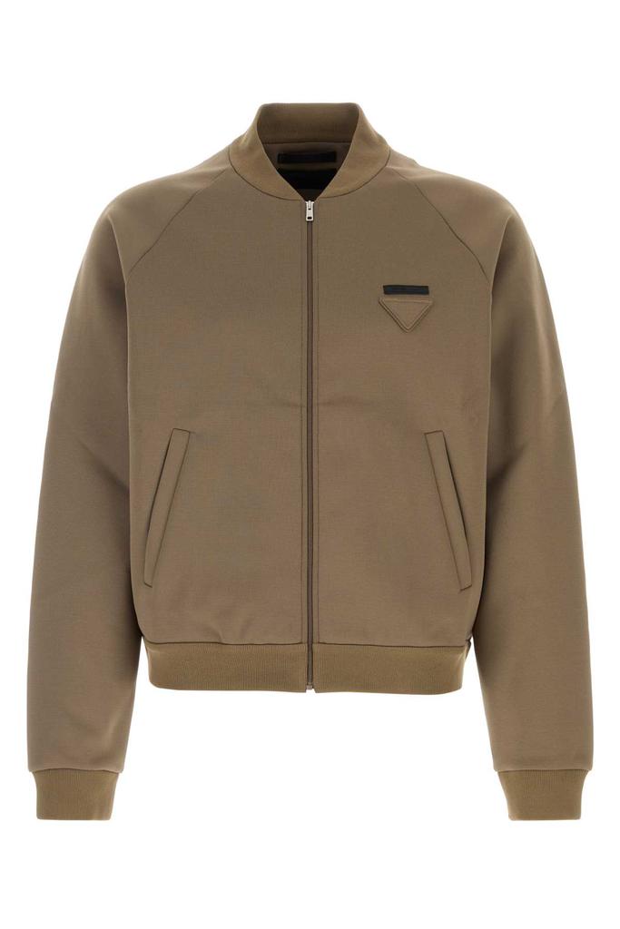 Prada Mud Stretch Nylon Sweatshirt