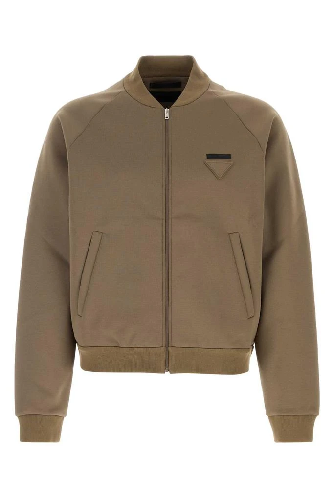Prada Mud Stretch Nylon Sweatshirt 1
