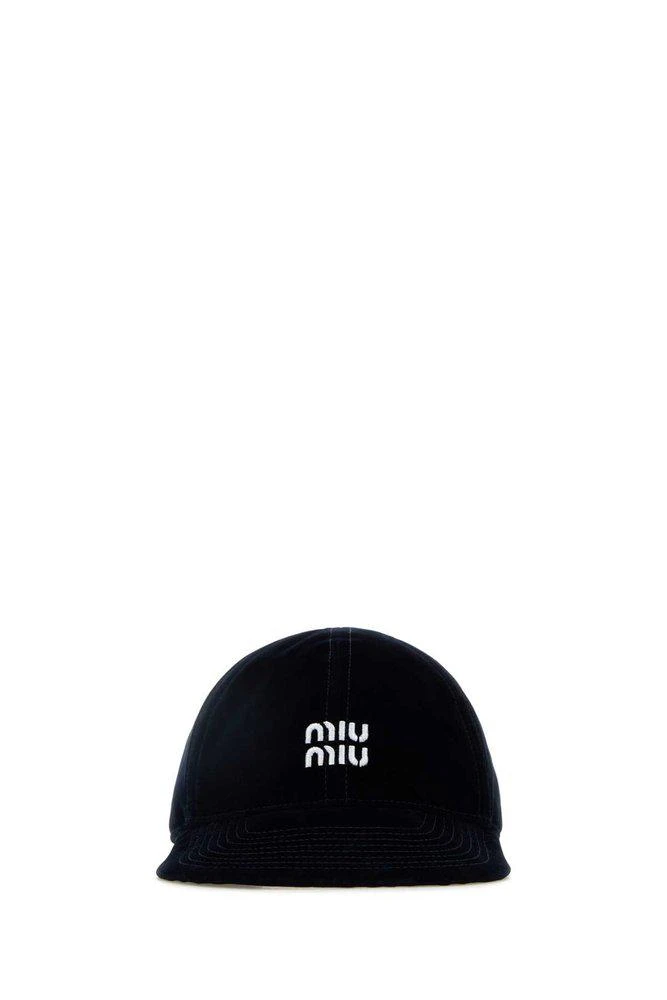 Miu Miu Logo-Embroidered Baseball Cap – On Sale Now with Up  display picture 3