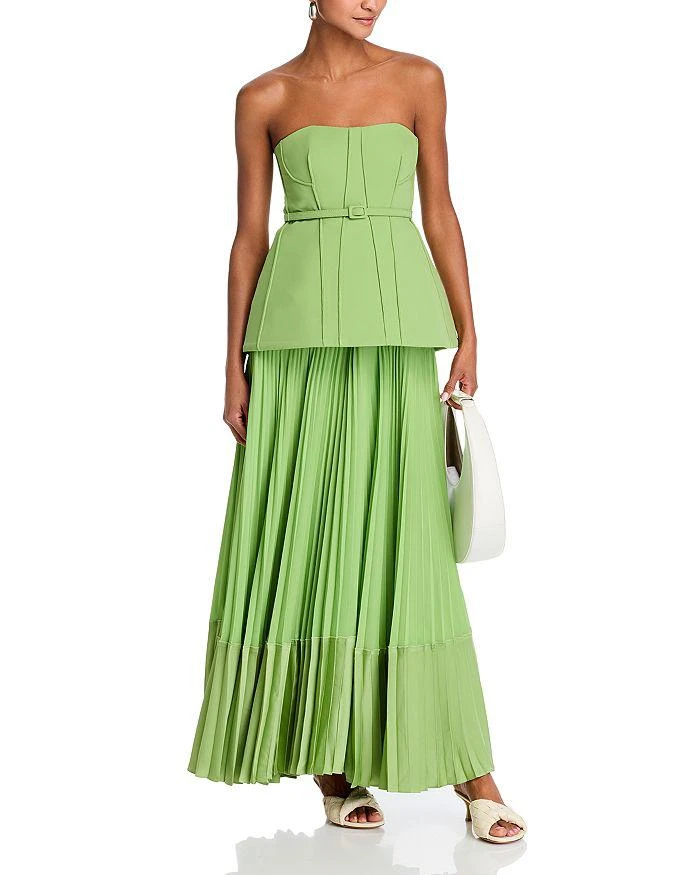 SIMKHAI Prisca Peplum Hem Dress 3