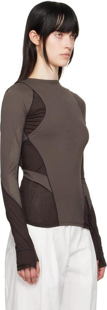 Hyein Seo Brown Track T-shirt 2