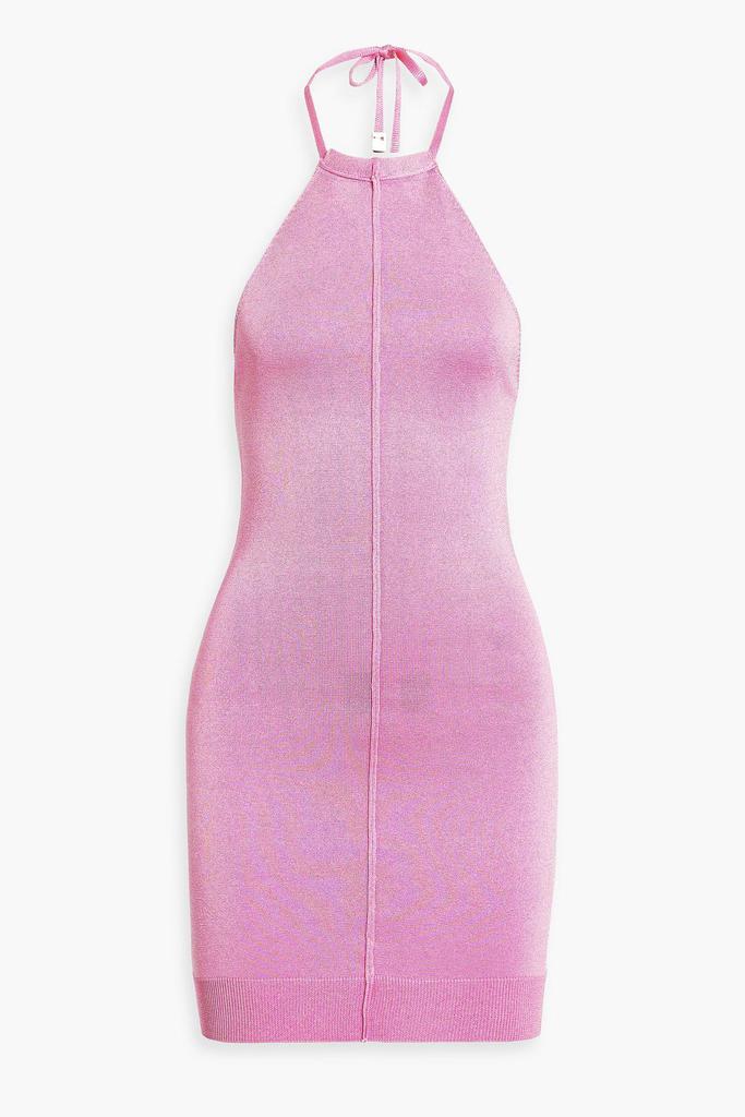1017 ALYX 9SM Butterfly stretch-knit halterneck mini dress