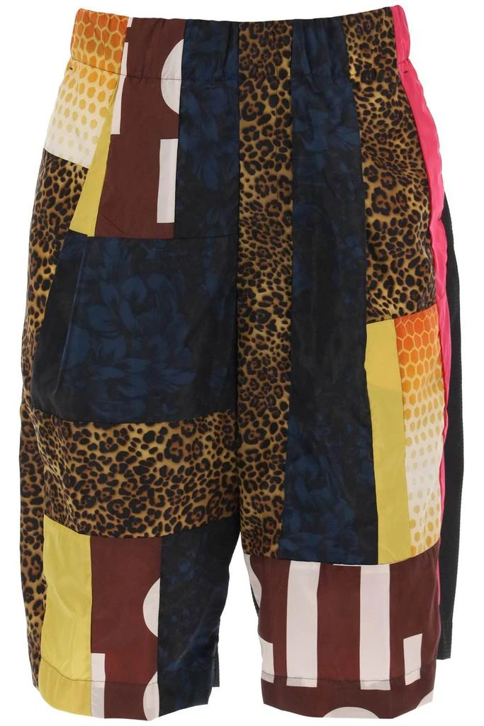 Dries Van Noten Dries Van Noten Pilburn Patchwork-Detailed Shorts 